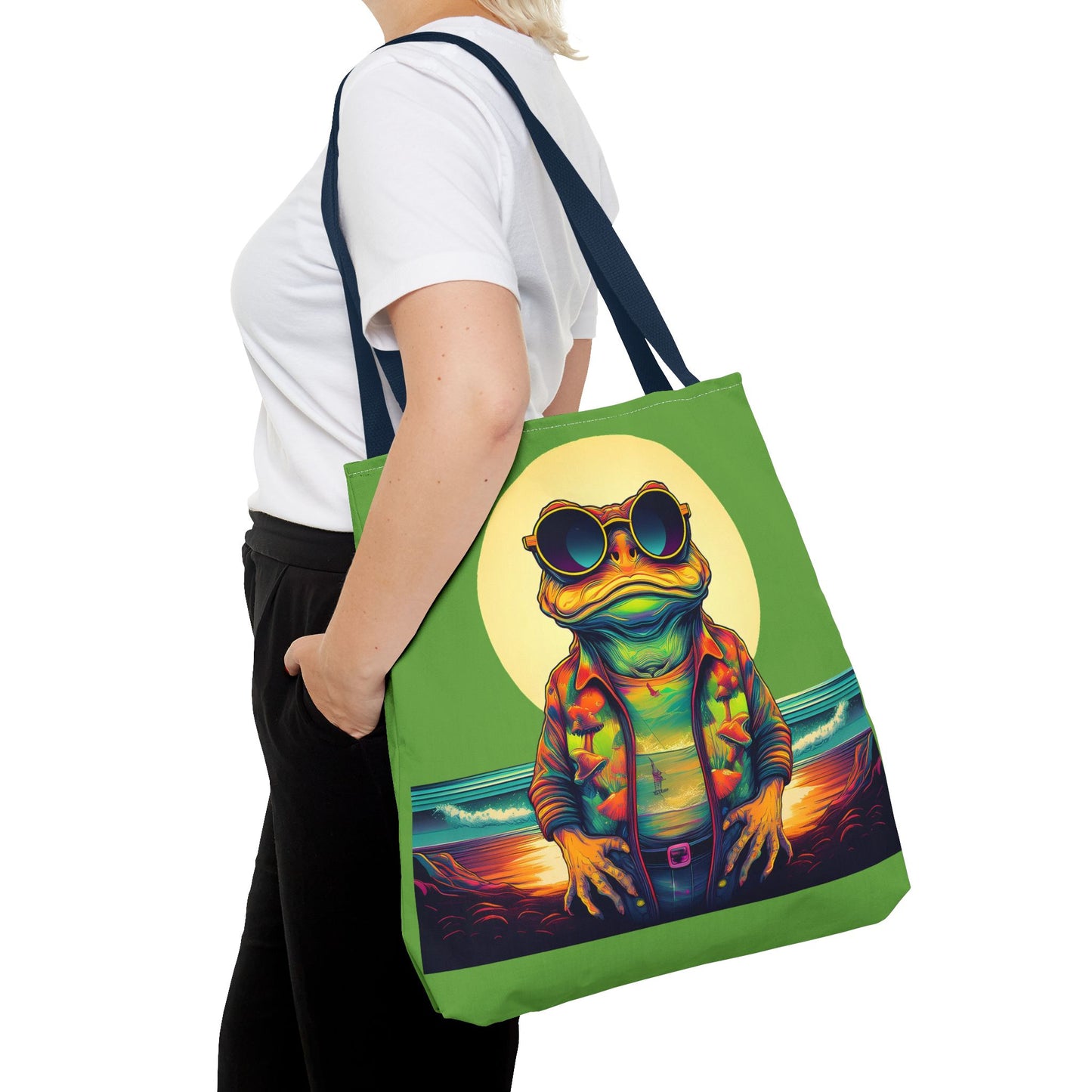 Ocean Trance Toad Tote – Carry the Calm of the Psychedelic Sea | Festival Essential