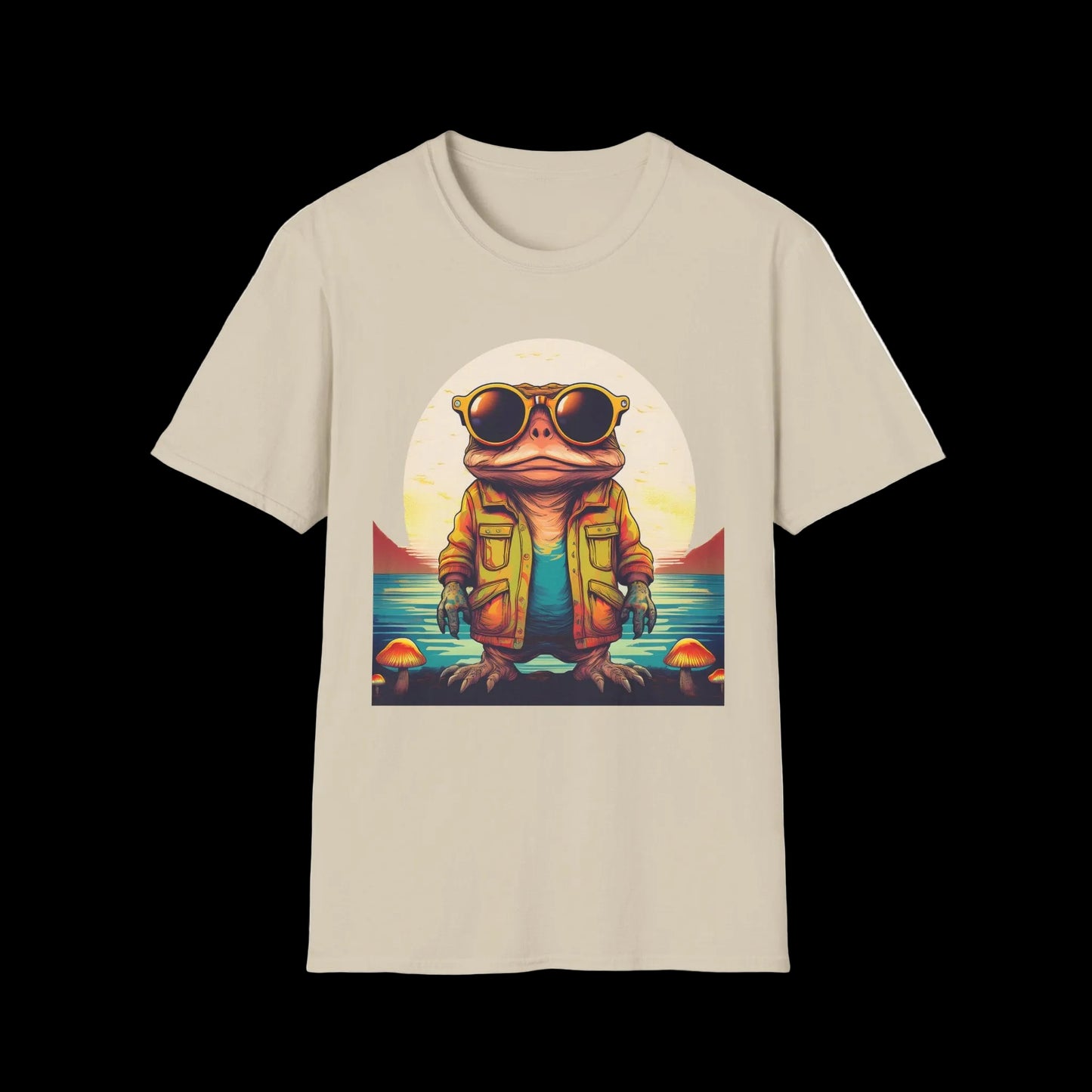 Psychedelic Ranger Toad Tee – Explore the Mystical Forest | Festival Ready