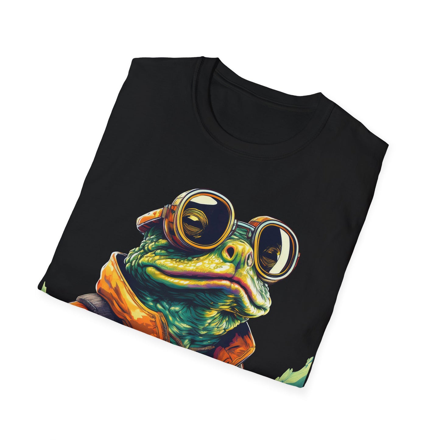 Stellar Seeker Toad Tee – Navigate the Neon Nebulae | Retro Space Odyssey