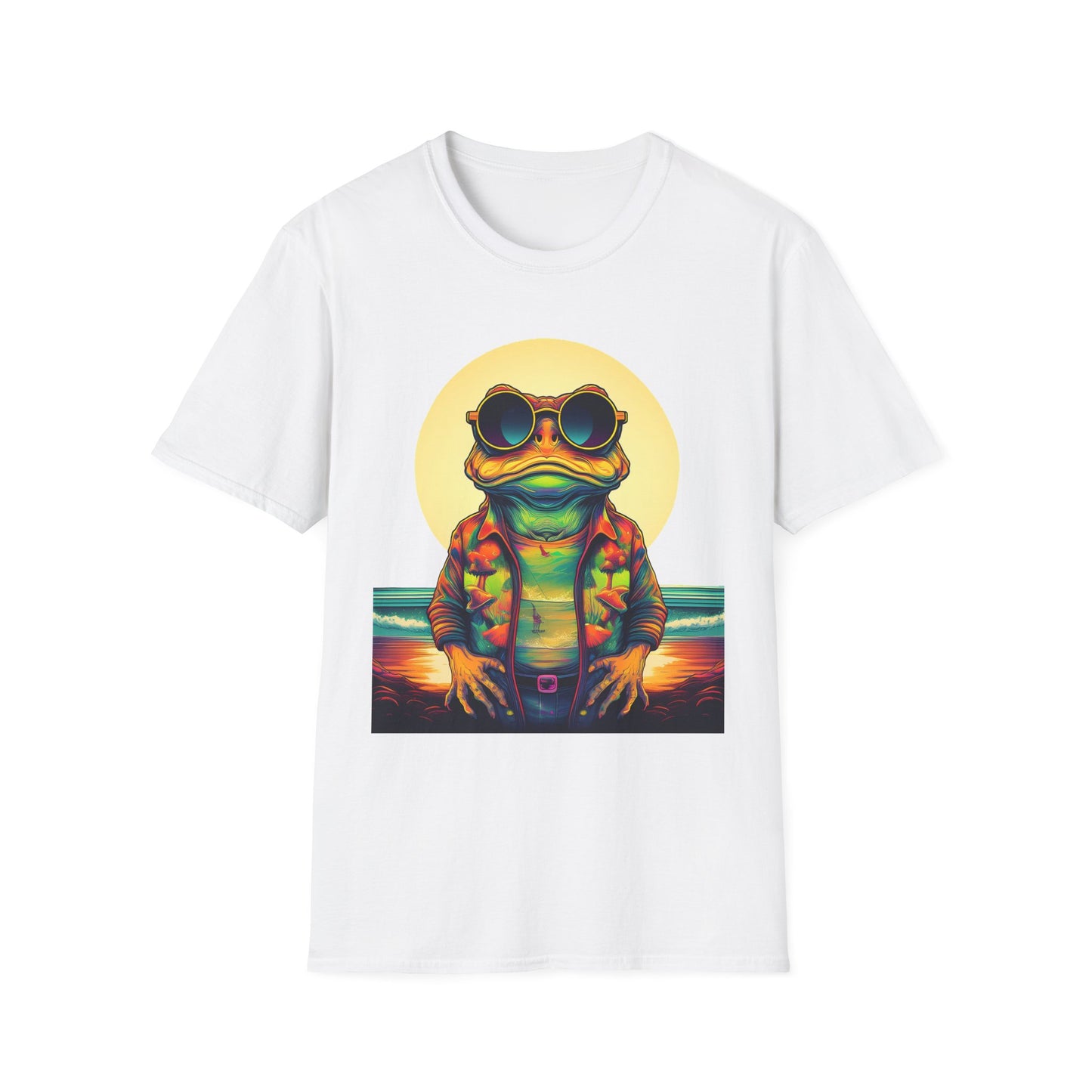 Ocean Trance Toad Tee – Dive Into Psychedelic Serenity | Festival Must-Have