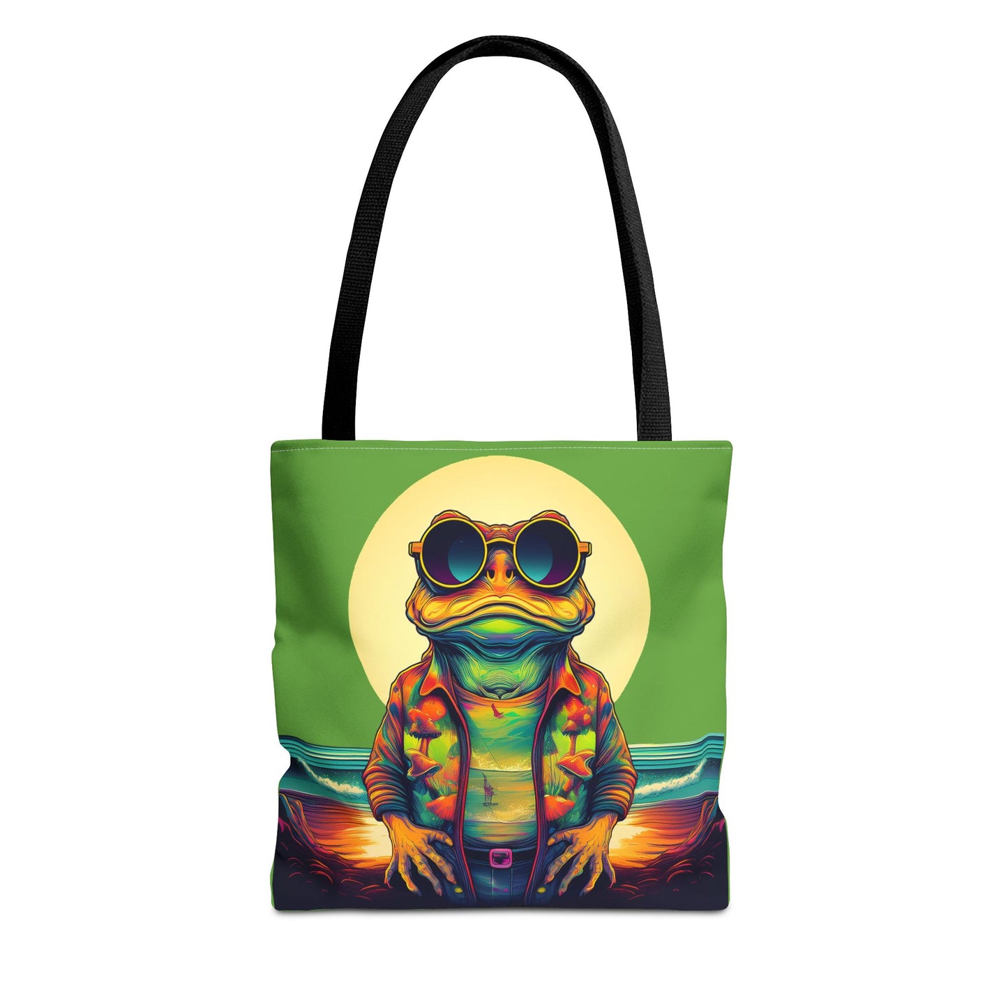 Ocean Trance Toad Tote – Carry the Calm of the Psychedelic Sea | Festival Essential