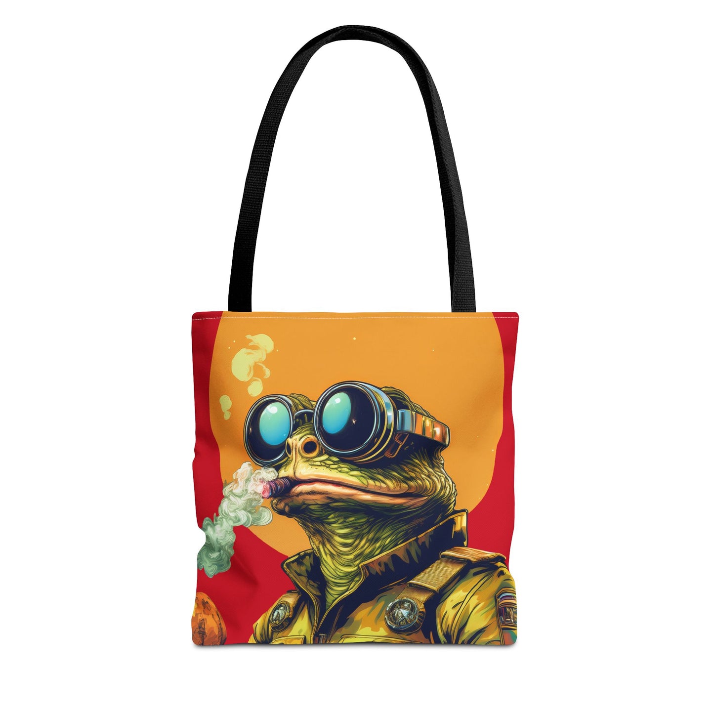 Stellar Smoker Toad Tote – Light Up the Limitless Cosmos | Retro Space Essential