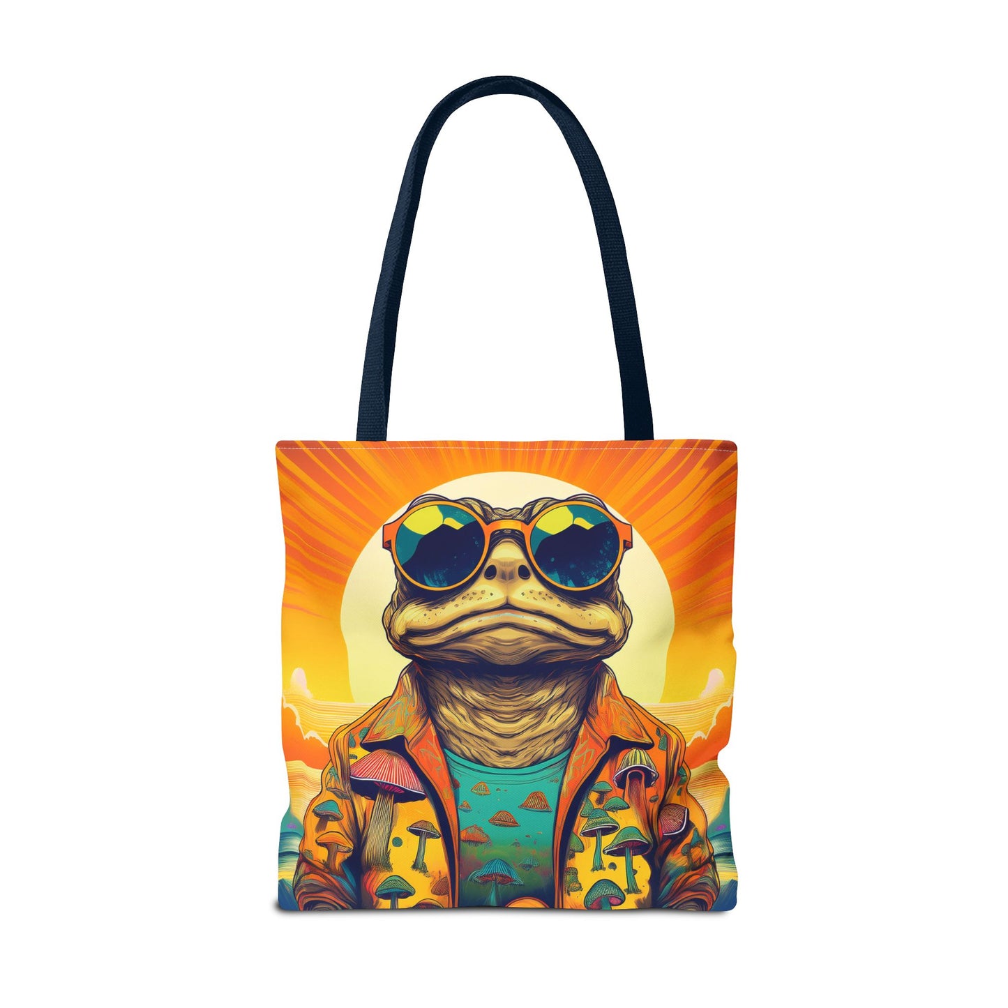 Sunset Shroom Toad Tote – Carry Your Psychedelic Vibe | Festival Ready