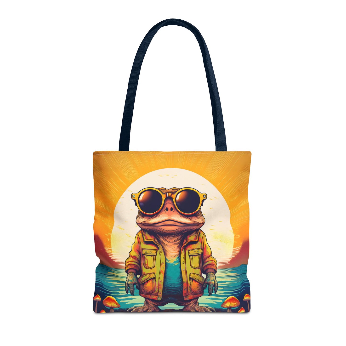 Psychedelic Ranger Toad Tote – Explore the Mystical Forest | Festival Essential