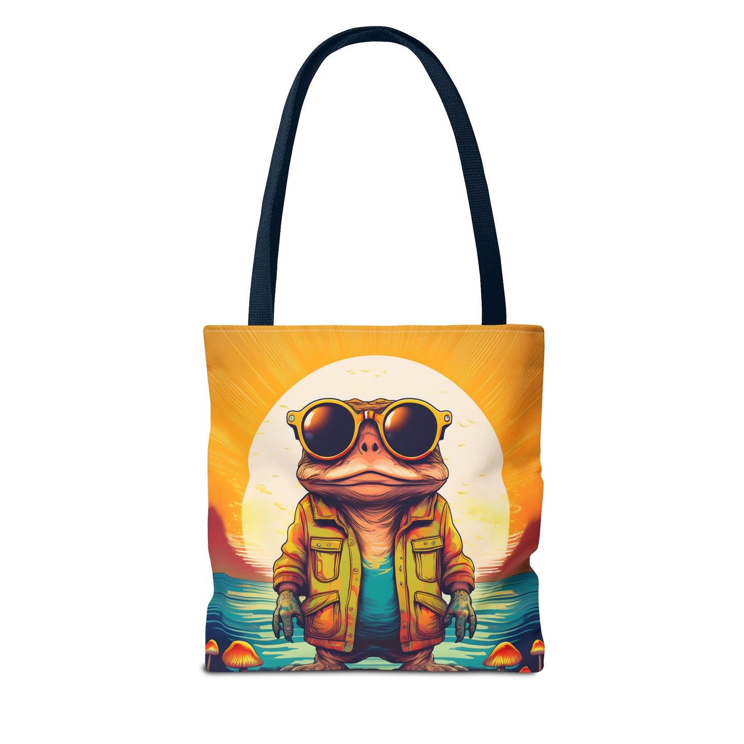 Psychedelic Ranger Toad Tote – Explore the Mystical Forest | Festival Essential