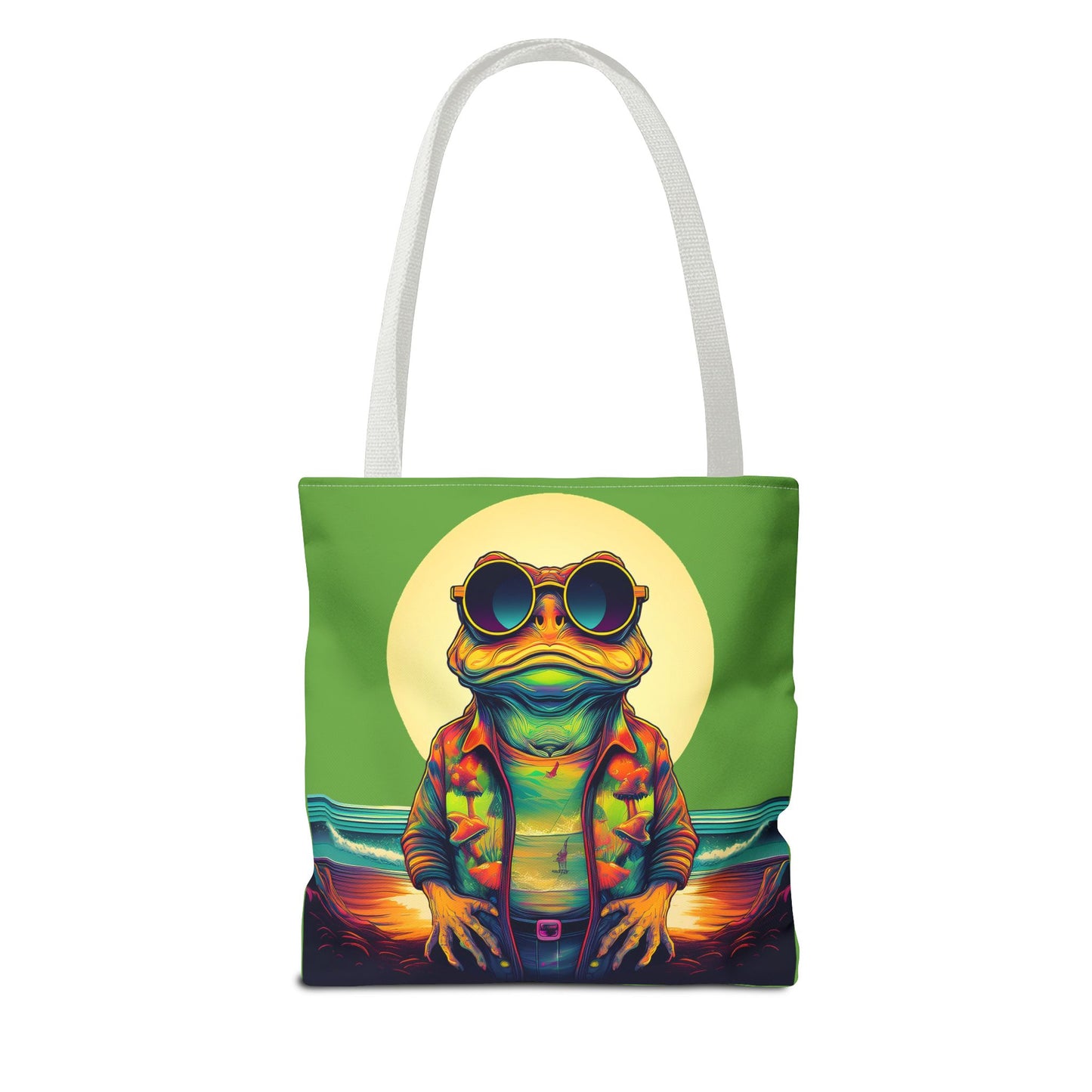 Ocean Trance Toad Tote – Carry the Calm of the Psychedelic Sea | Festival Essential