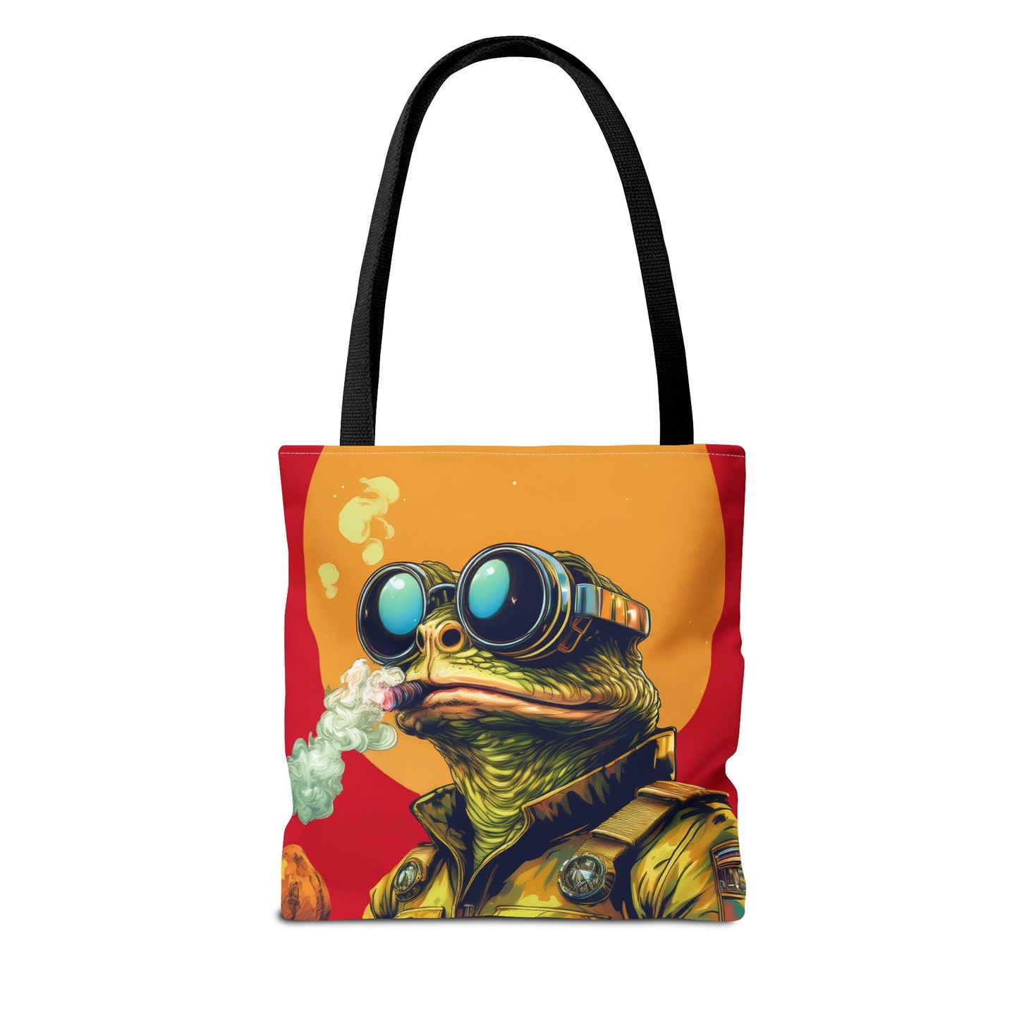 Stellar Smoker Toad Tote – Light Up the Limitless Cosmos | Retro Space Essential