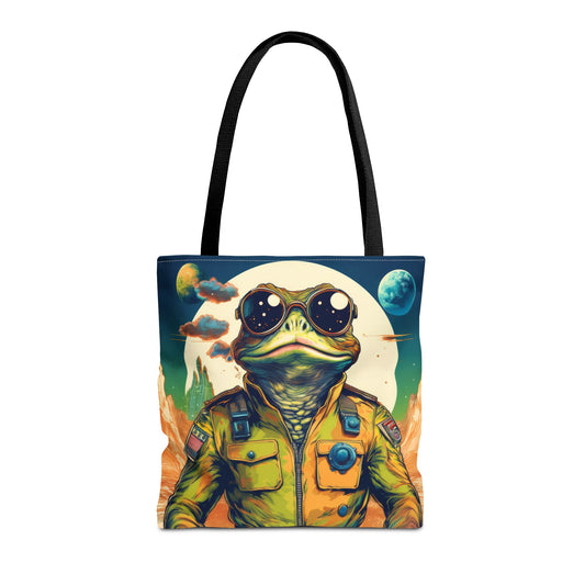 Lunar Lander Toad Tote – Traverse the Twin Moons | Festival-Ready