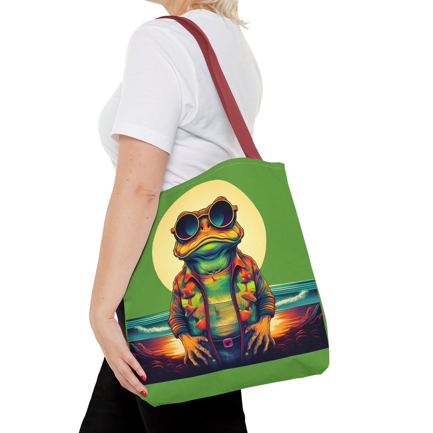 Ocean Trance Toad Tote – Carry the Calm of the Psychedelic Sea | Festival Essential