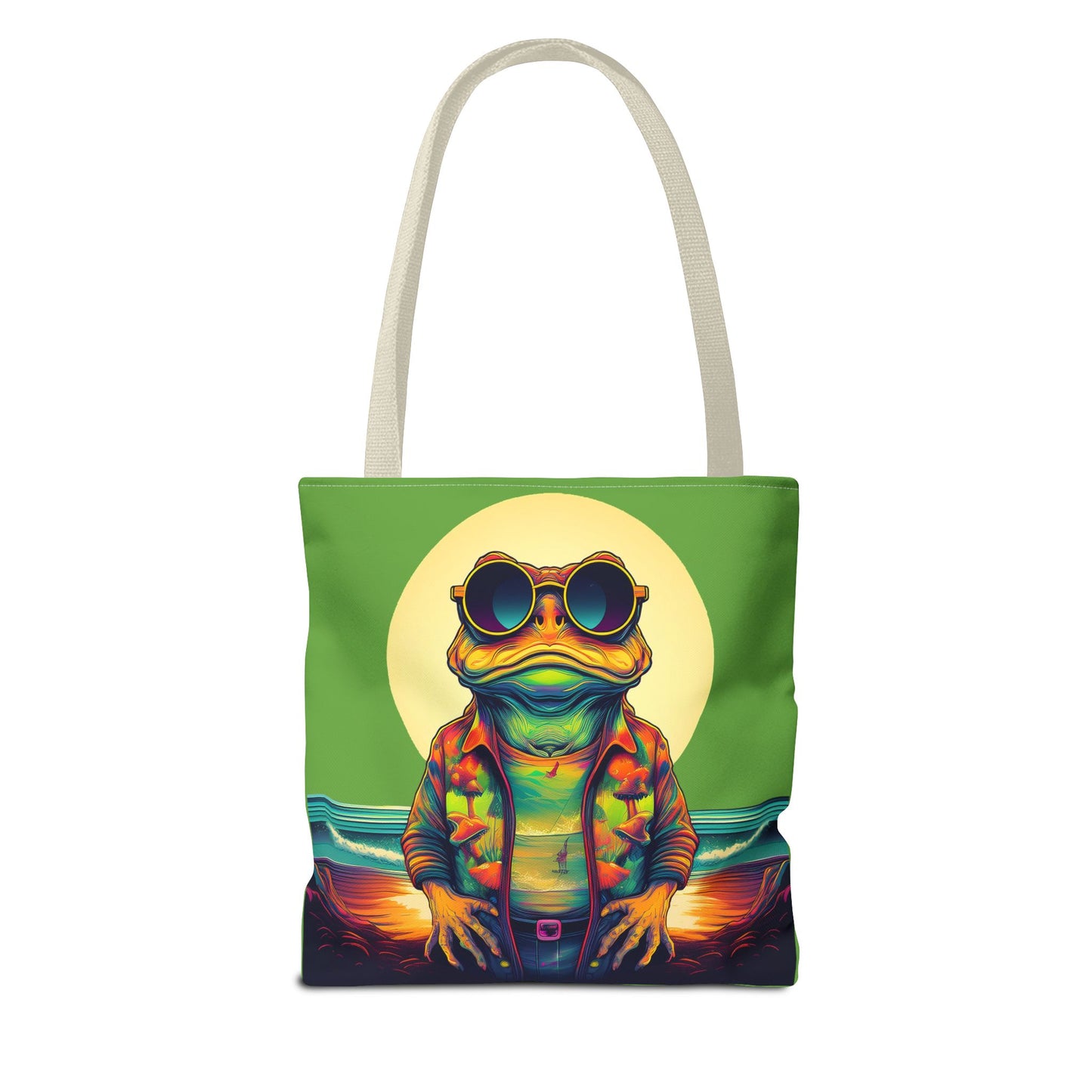 Ocean Trance Toad Tote – Carry the Calm of the Psychedelic Sea | Festival Essential