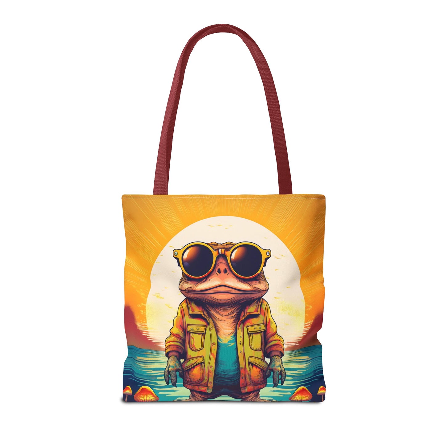 Psychedelic Ranger Toad Tote – Explore the Mystical Forest | Festival Essential