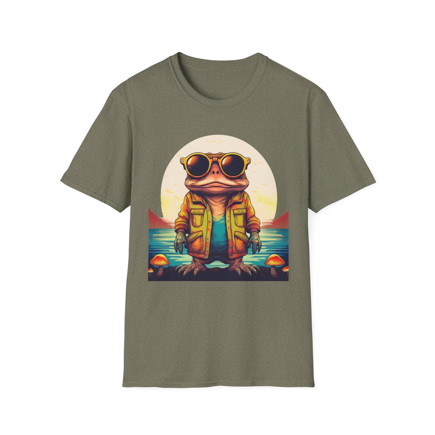 Psychedelic Ranger Toad Tee – Explore the Mystical Forest | Festival Ready