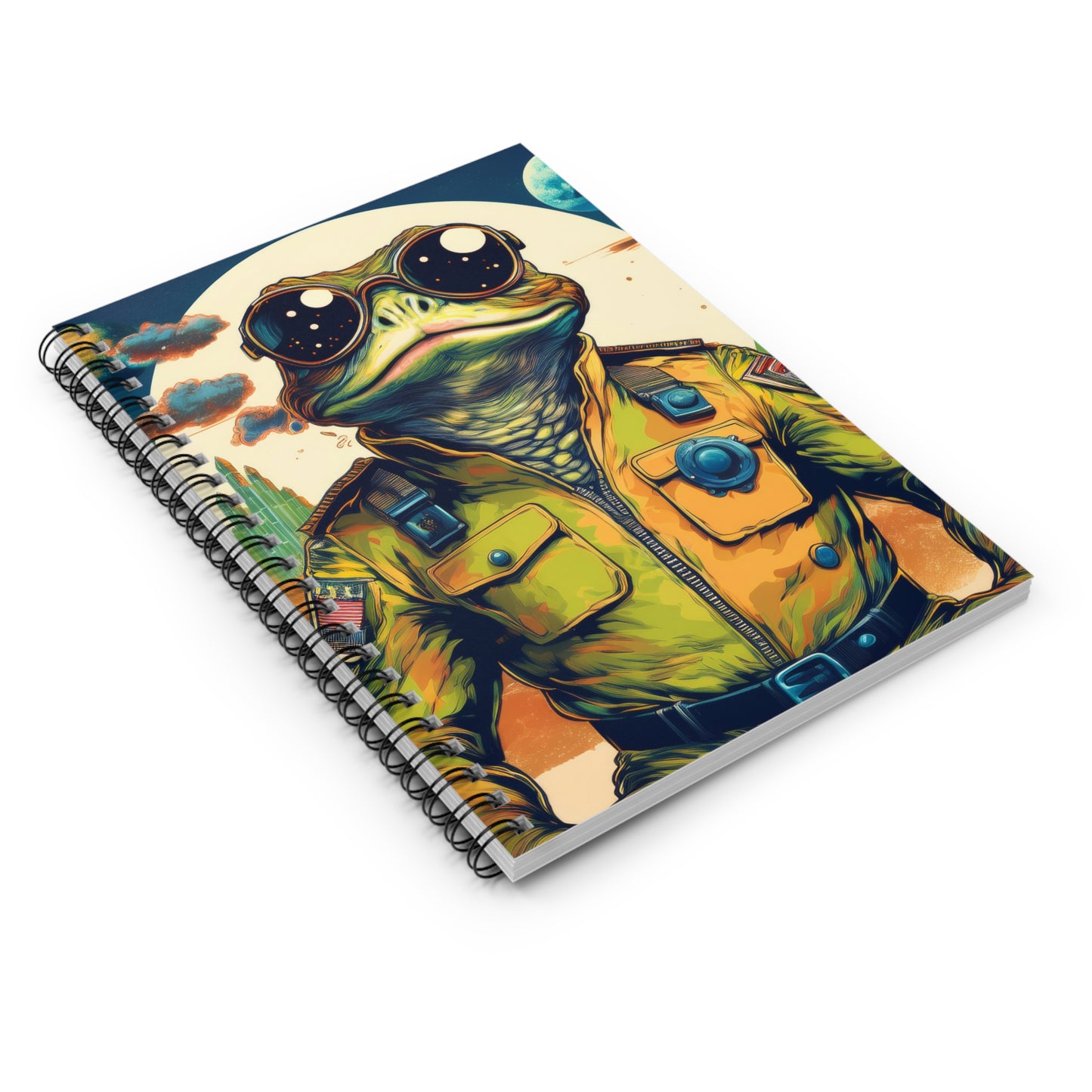 Lunar Lander Toad Notebook – Capture the Magic of Moons | 118 Pages of Retro Inspiration