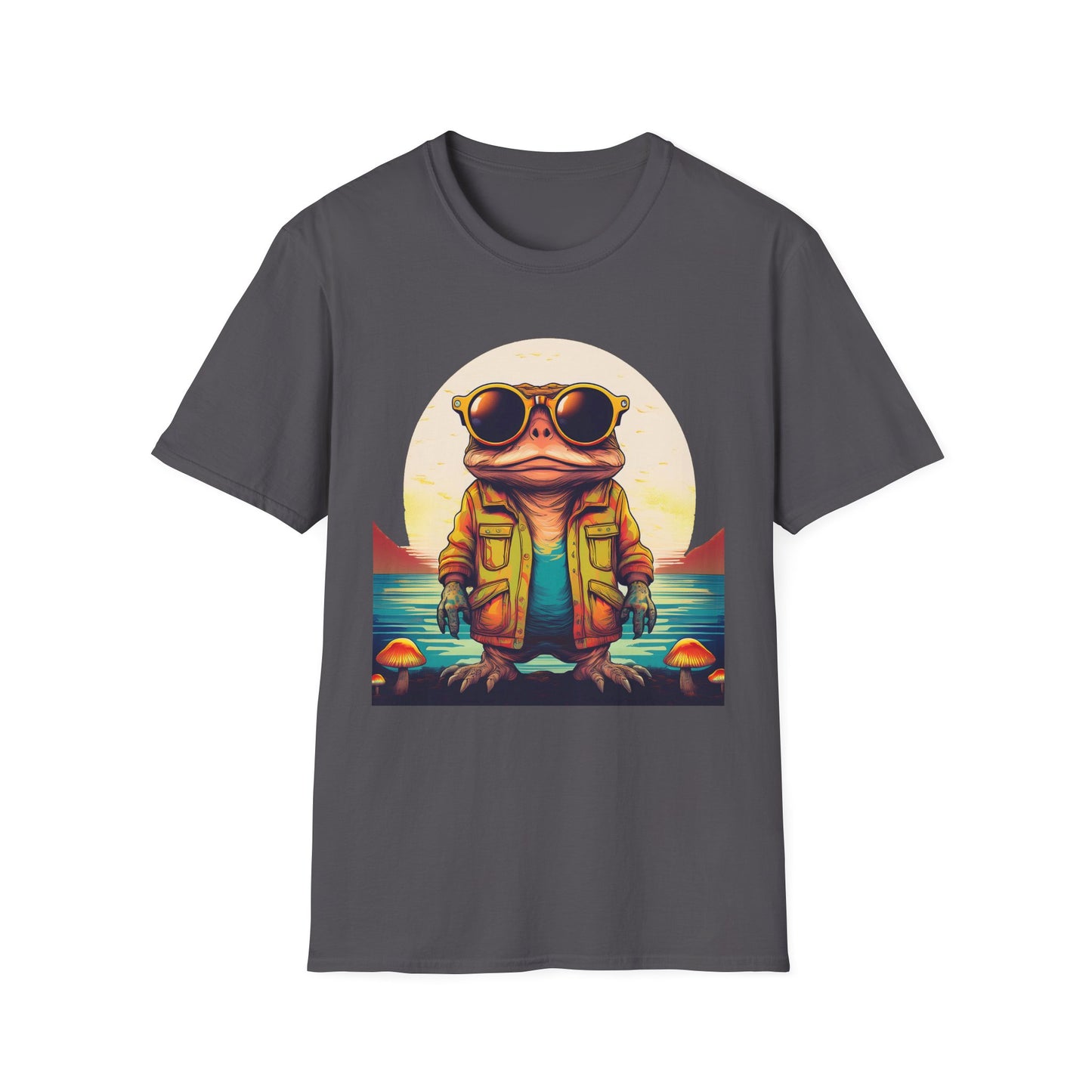 Psychedelic Ranger Toad Tee – Explore the Mystical Forest | Festival Ready