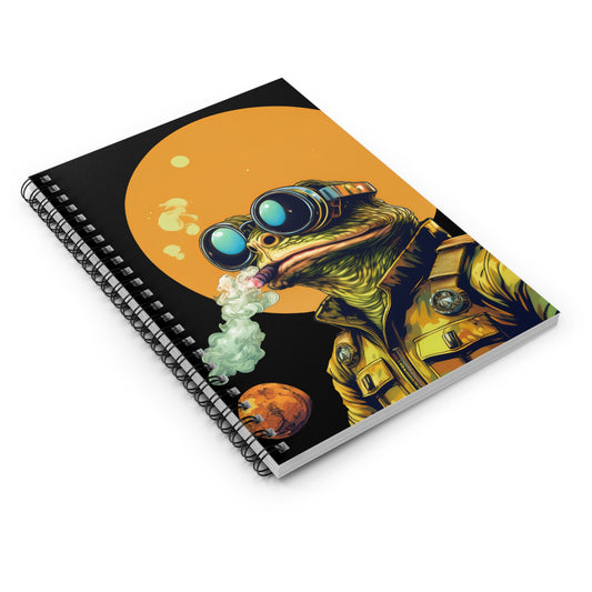 Stellar Smoker Toad Notebook – Capture Cosmic Confidence | 118 Pages of Retro Inspiration