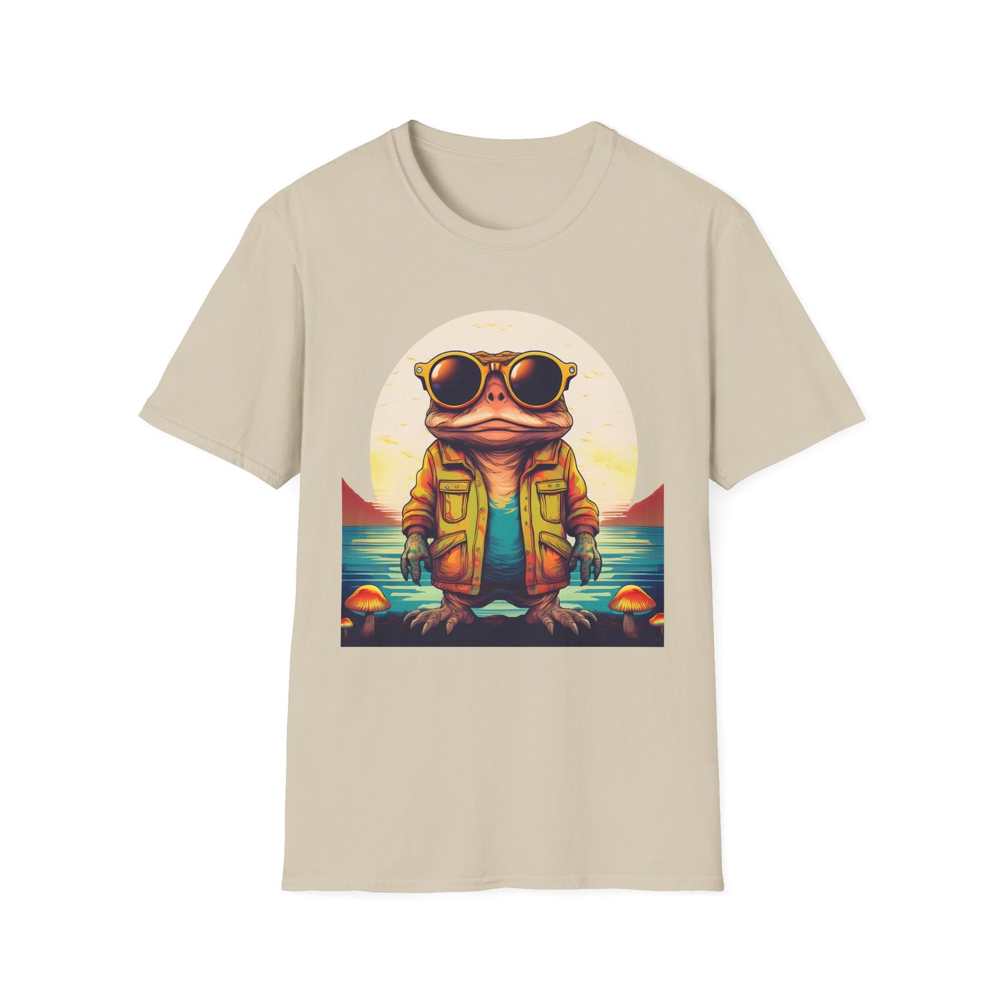 Psychedelic Ranger Toad Tee – Explore the Mystical Forest | Festival Ready