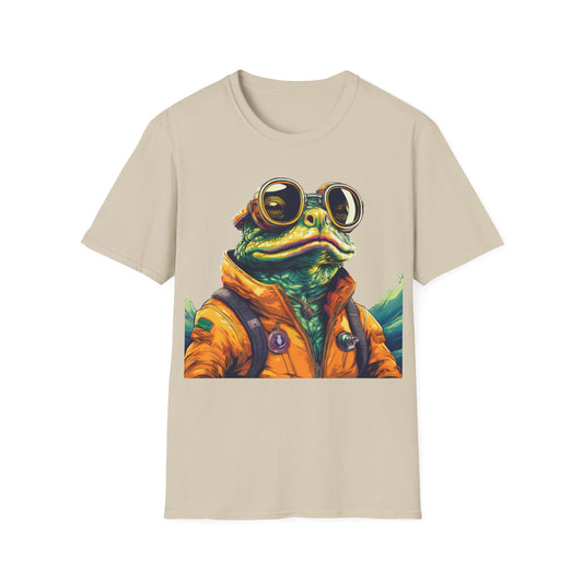 Stellar Seeker Toad Tee – Navigate the Neon Nebulae | Retro Space Odyssey