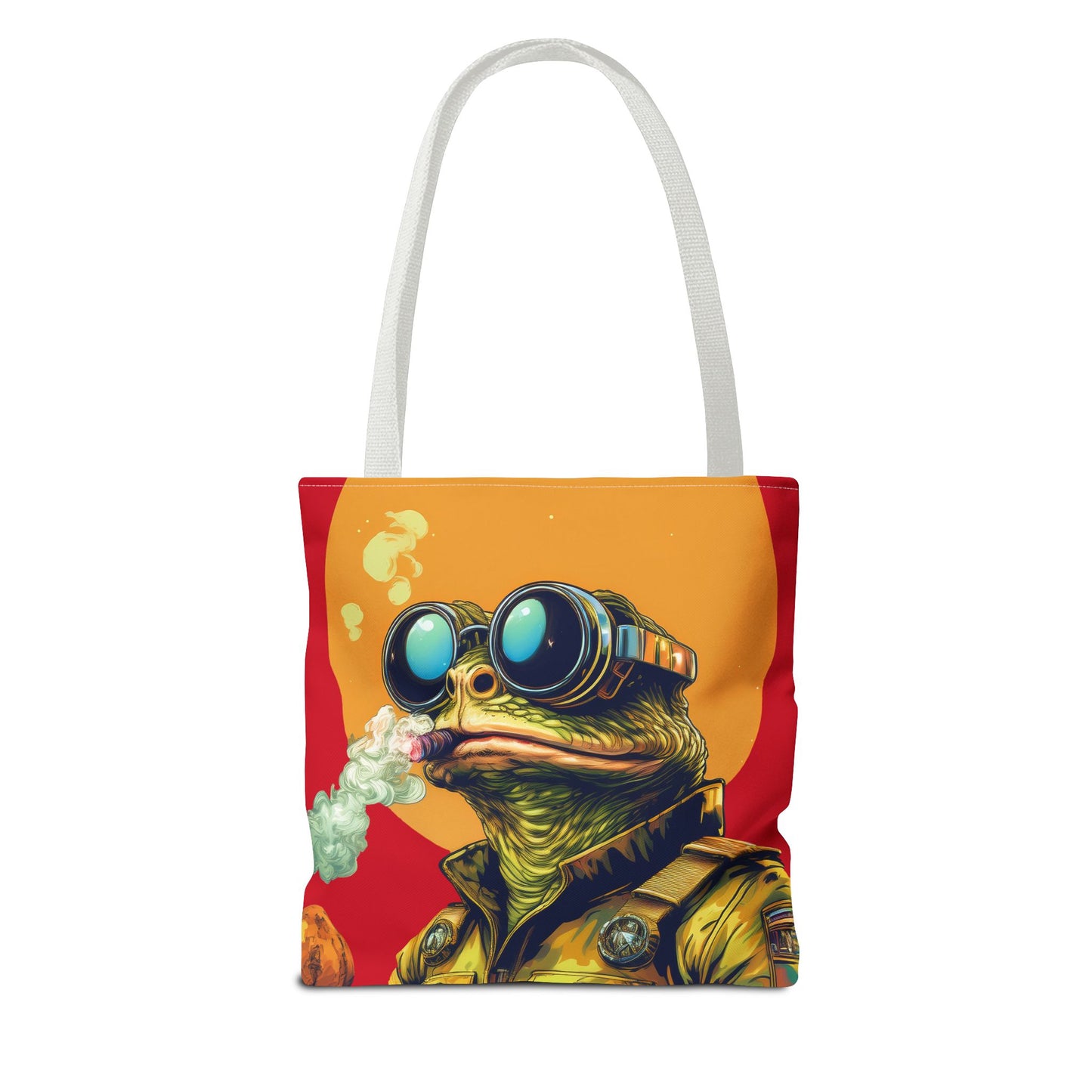 Stellar Smoker Toad Tote – Light Up the Limitless Cosmos | Retro Space Essential