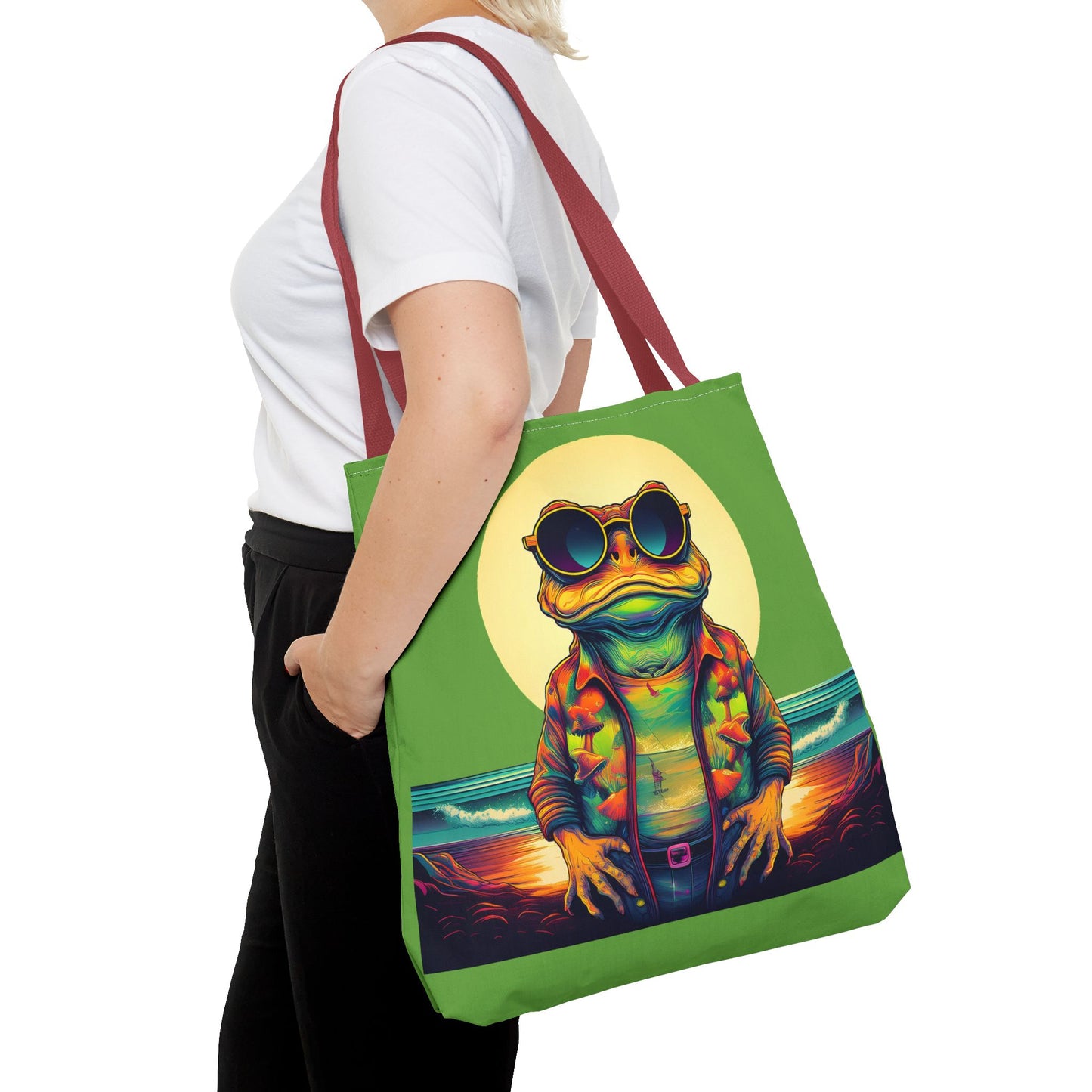 Ocean Trance Toad Tote – Carry the Calm of the Psychedelic Sea | Festival Essential