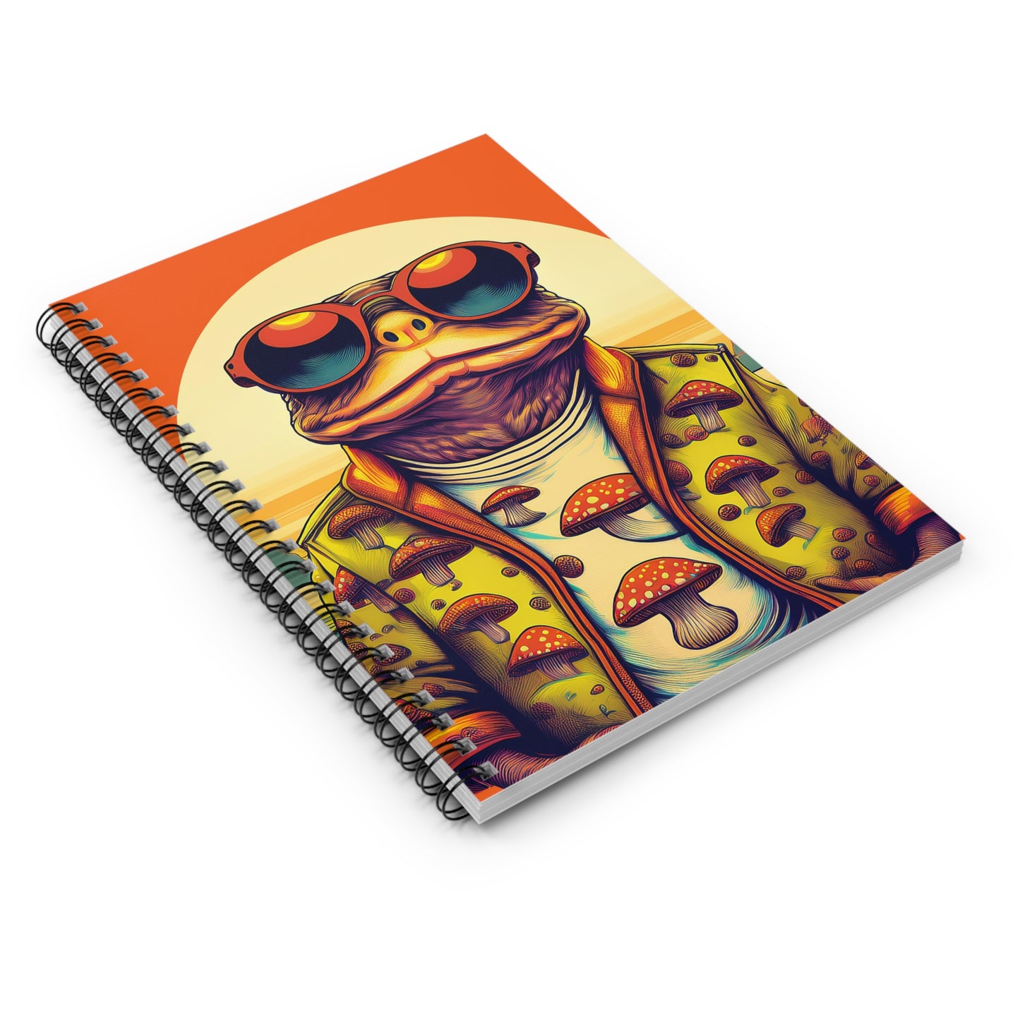 Golden Glow Toad Notebook – Capture the Light of Your Ideas | 118 Pages