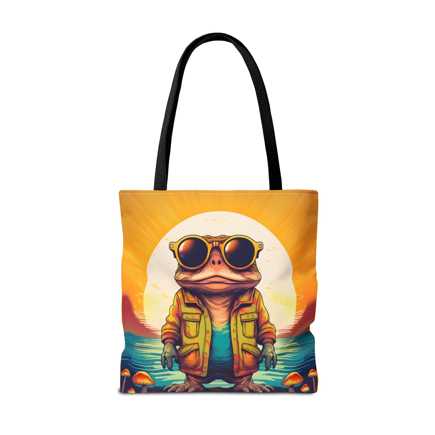 Psychedelic Ranger Toad Tote – Explore the Mystical Forest | Festival Essential