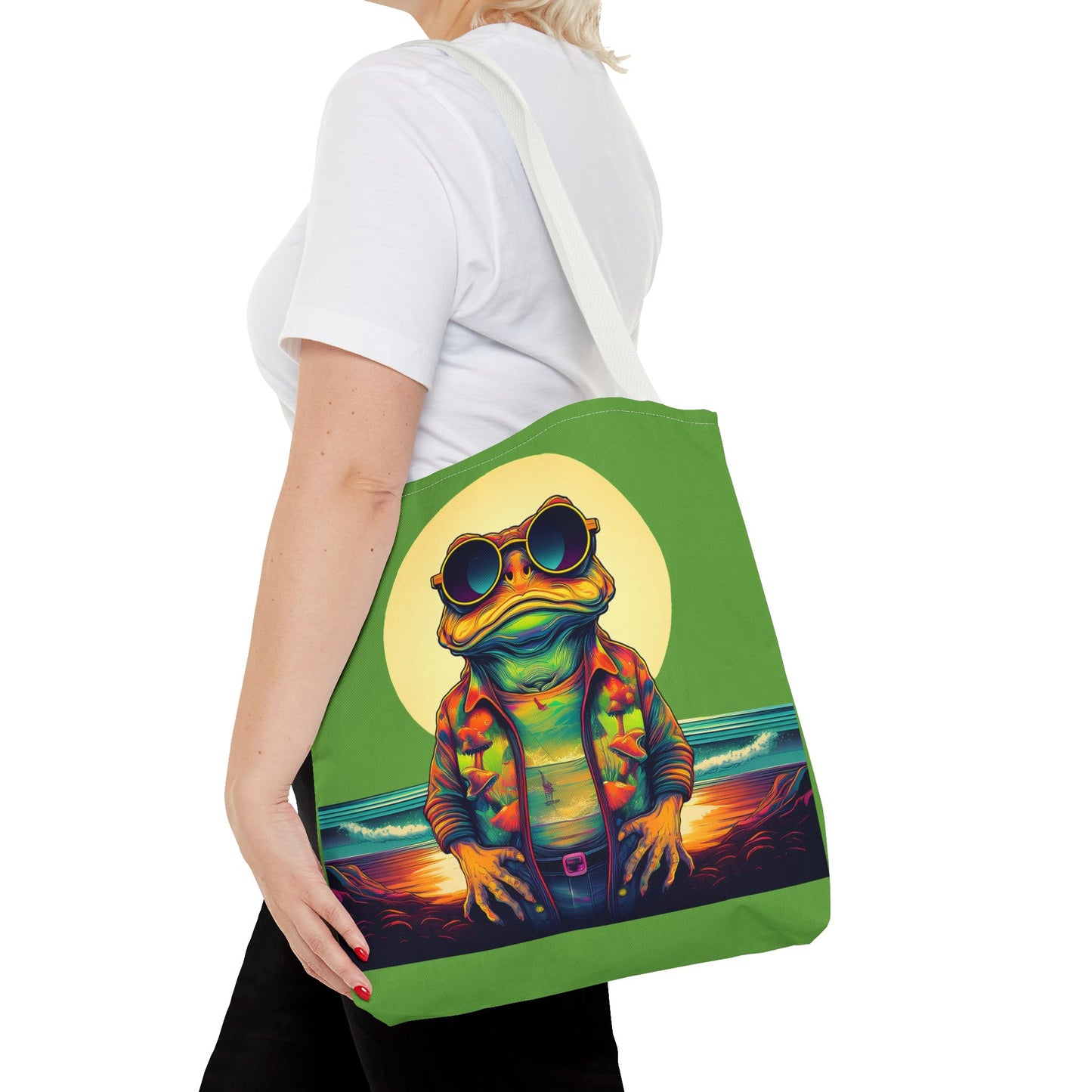 Ocean Trance Toad Tote – Carry the Calm of the Psychedelic Sea | Festival Essential