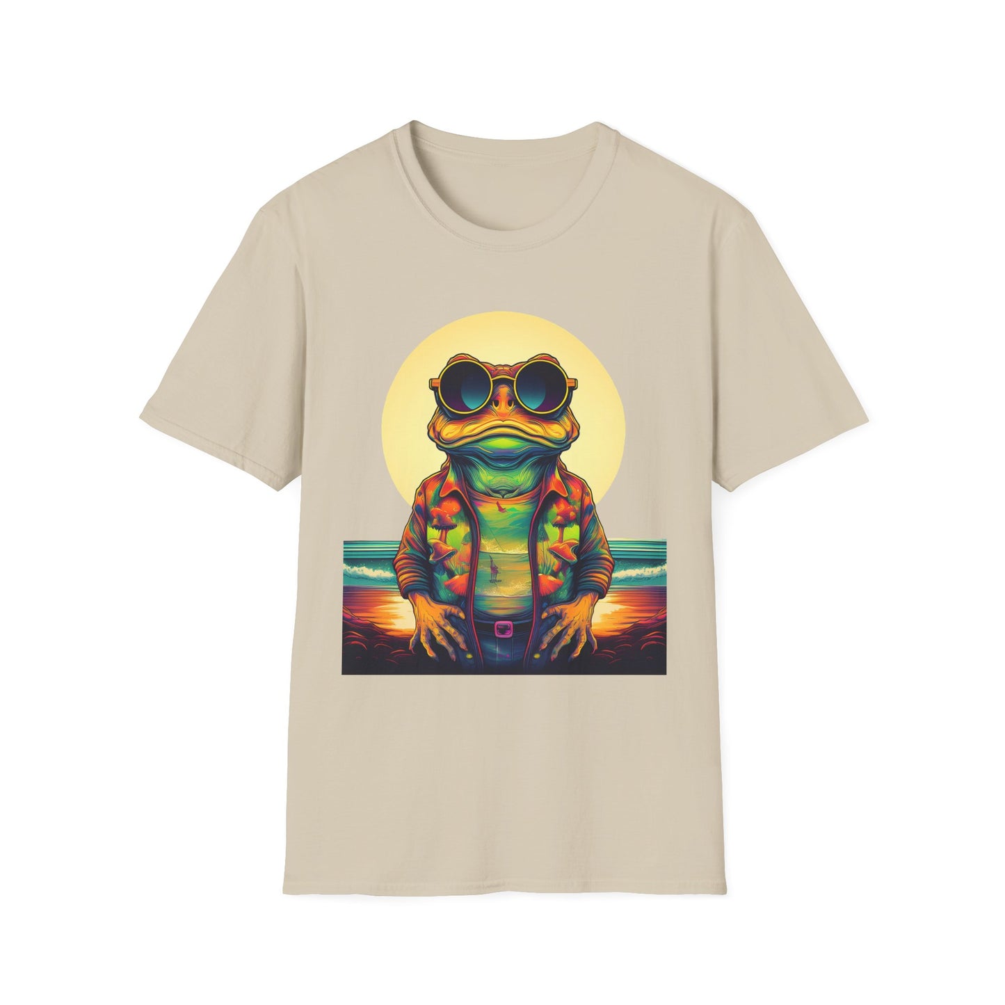 Ocean Trance Toad Tee – Dive Into Psychedelic Serenity | Festival Must-Have