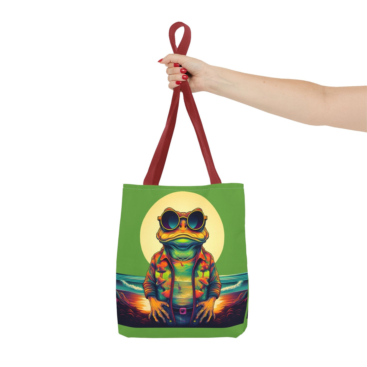 Ocean Trance Toad Tote – Carry the Calm of the Psychedelic Sea | Festival Essential