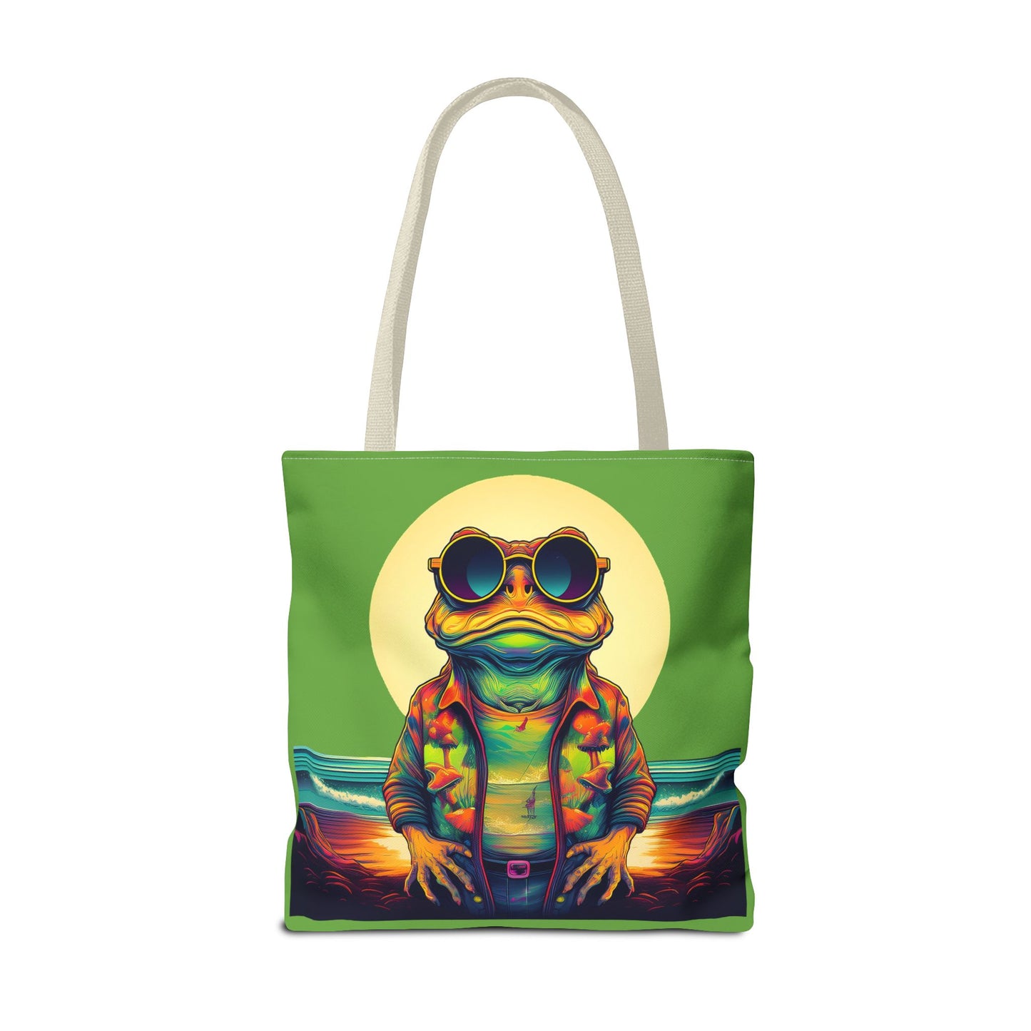 Ocean Trance Toad Tote – Carry the Calm of the Psychedelic Sea | Festival Essential