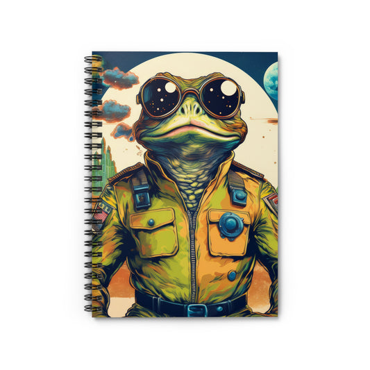 Lunar Lander Toad Notebook – Capture the Magic of Moons | 118 Pages of Retro Inspiration