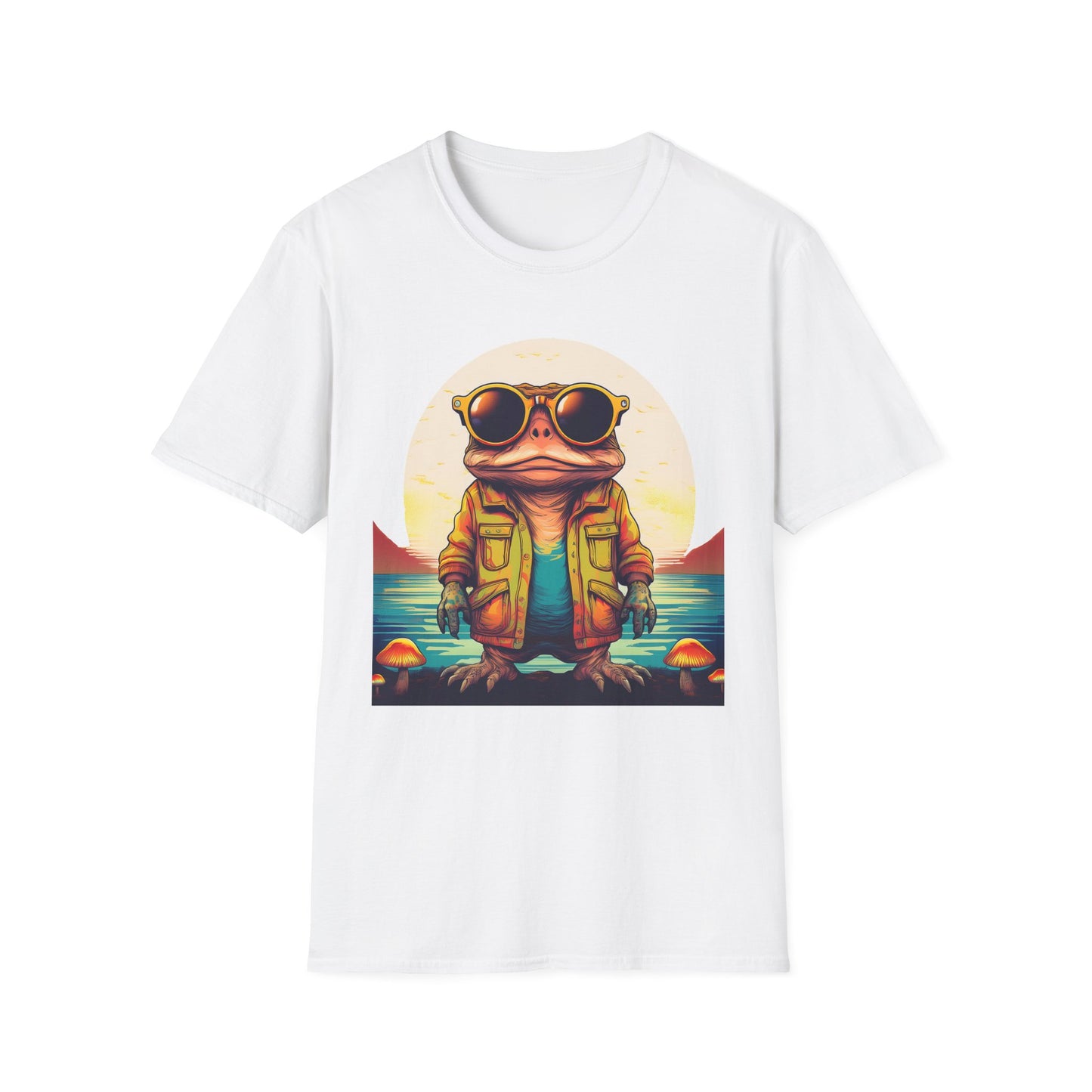 Psychedelic Ranger Toad Tee – Explore the Mystical Forest | Festival Ready