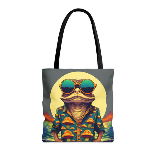 Mystic Shroom Toad Tote – Explore Psychedelic Peaks | Festival Essential