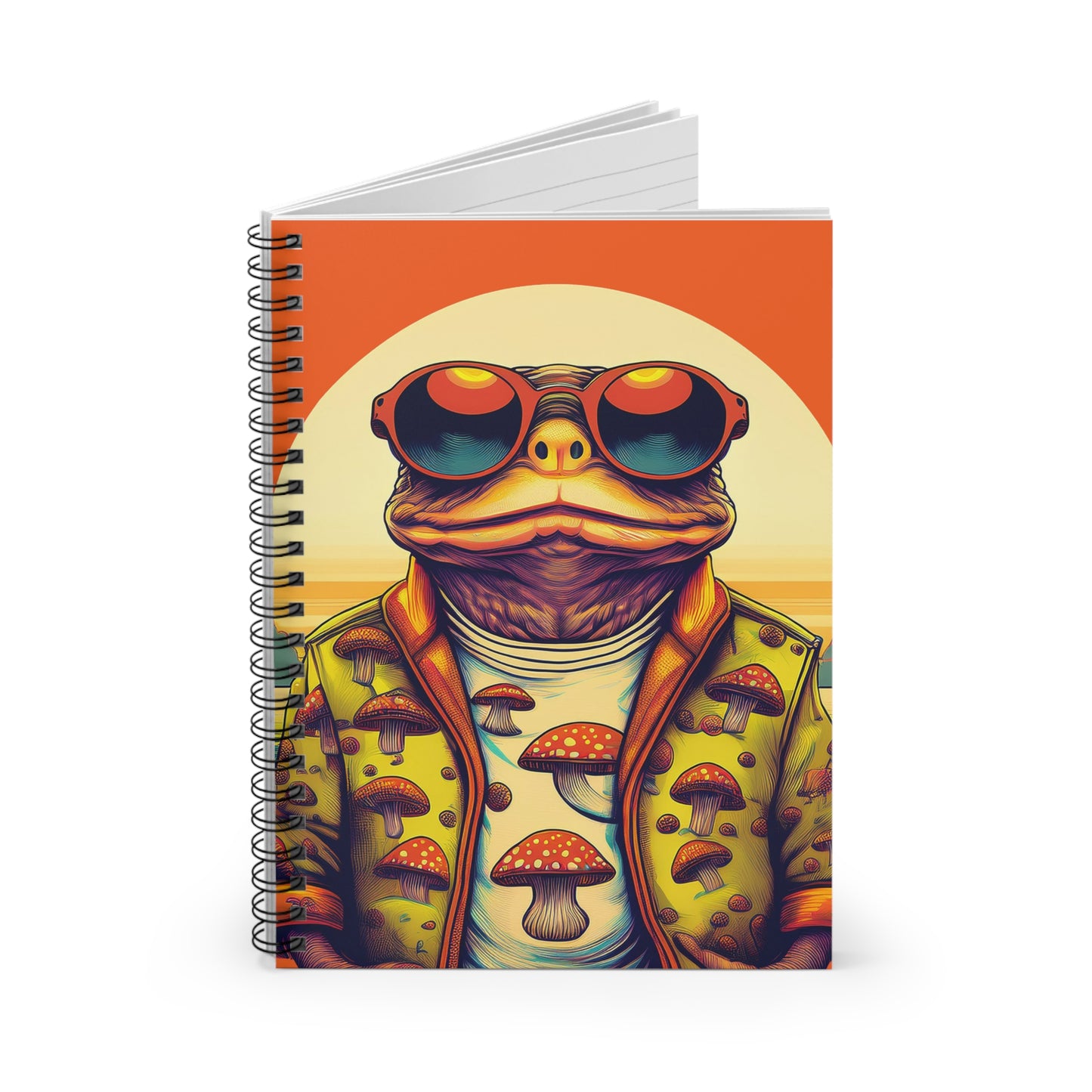 Golden Glow Toad Notebook – Capture the Light of Your Ideas | 118 Pages