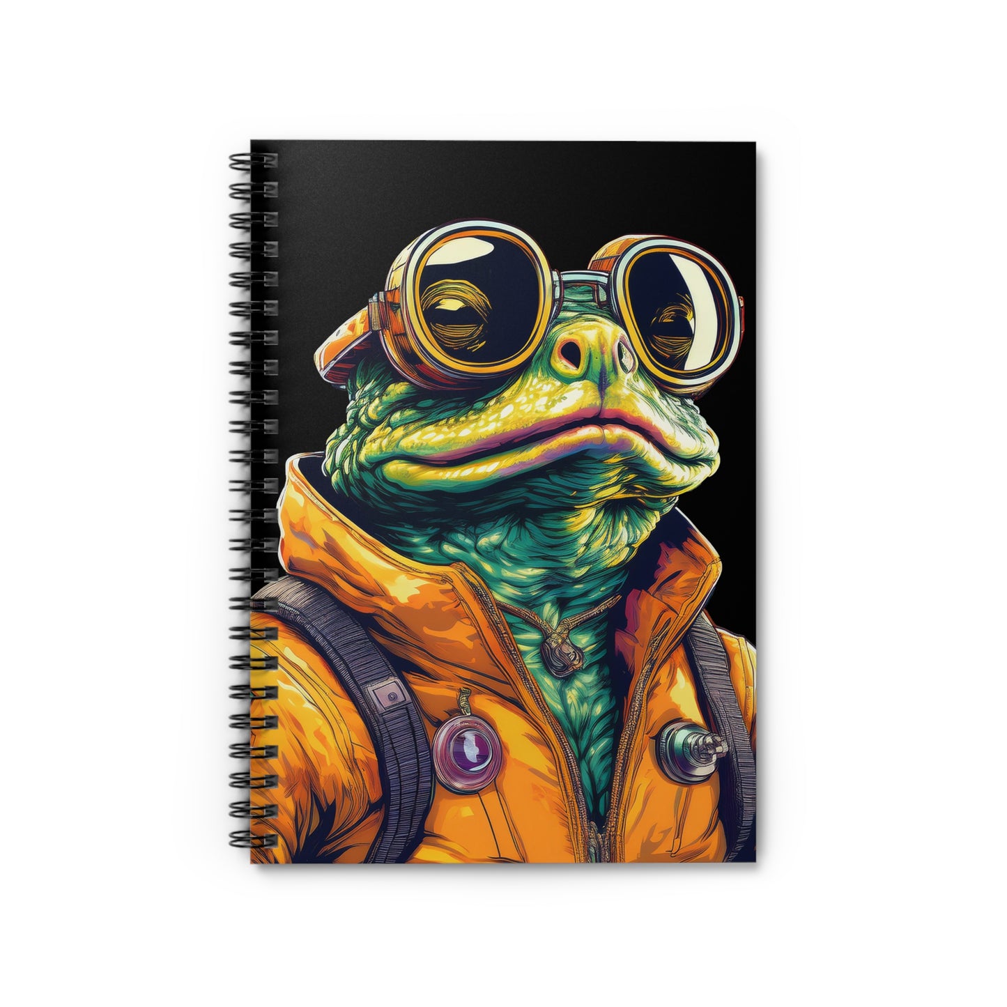 Stellar Seeker Toad Notebook – Capture Cosmic Curiosity | 118 Pages of Retro Inspiration