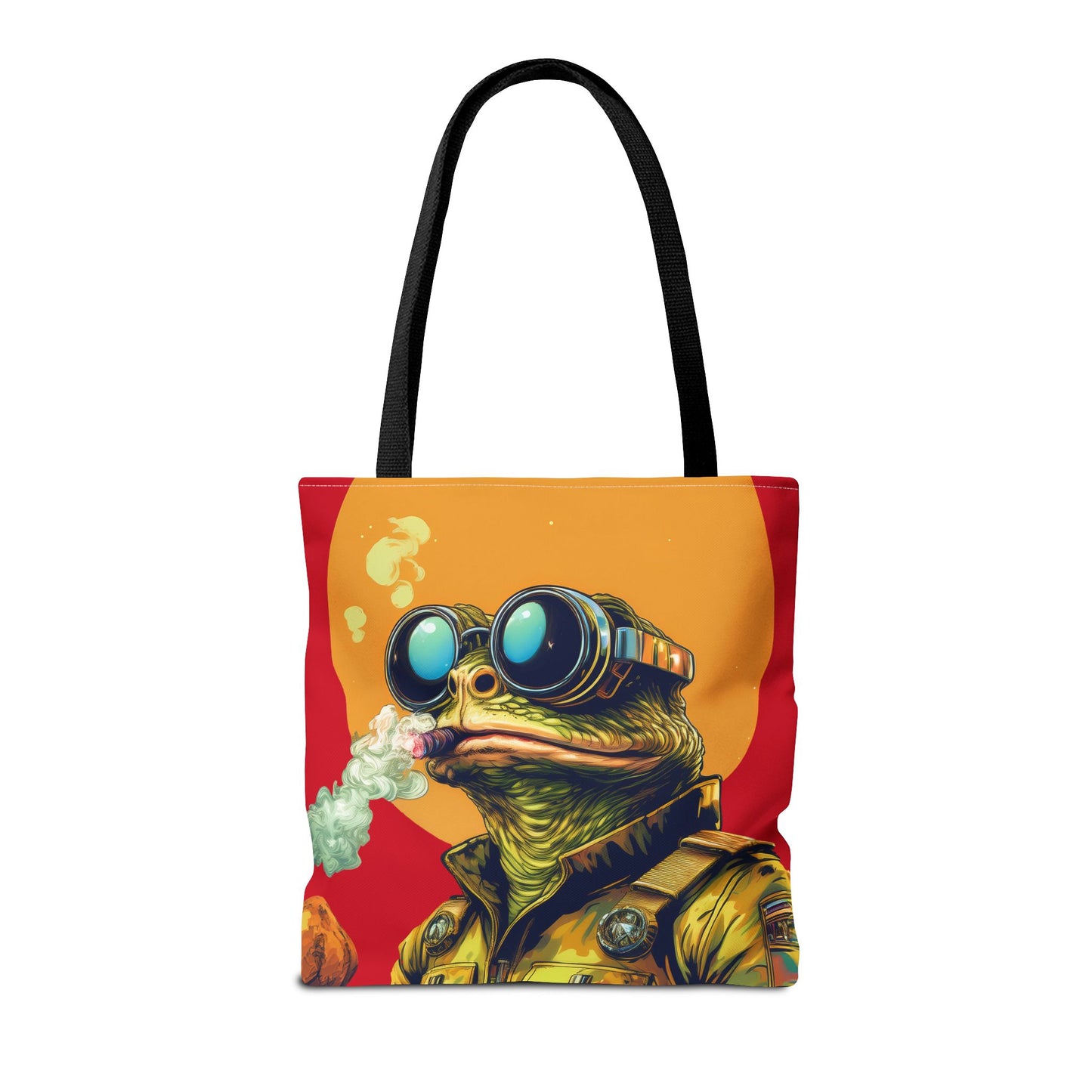 Stellar Smoker Toad Tote – Light Up the Limitless Cosmos | Retro Space Essential